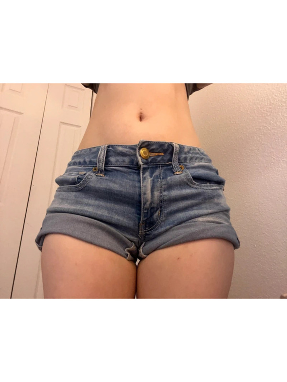 mini denim shorts